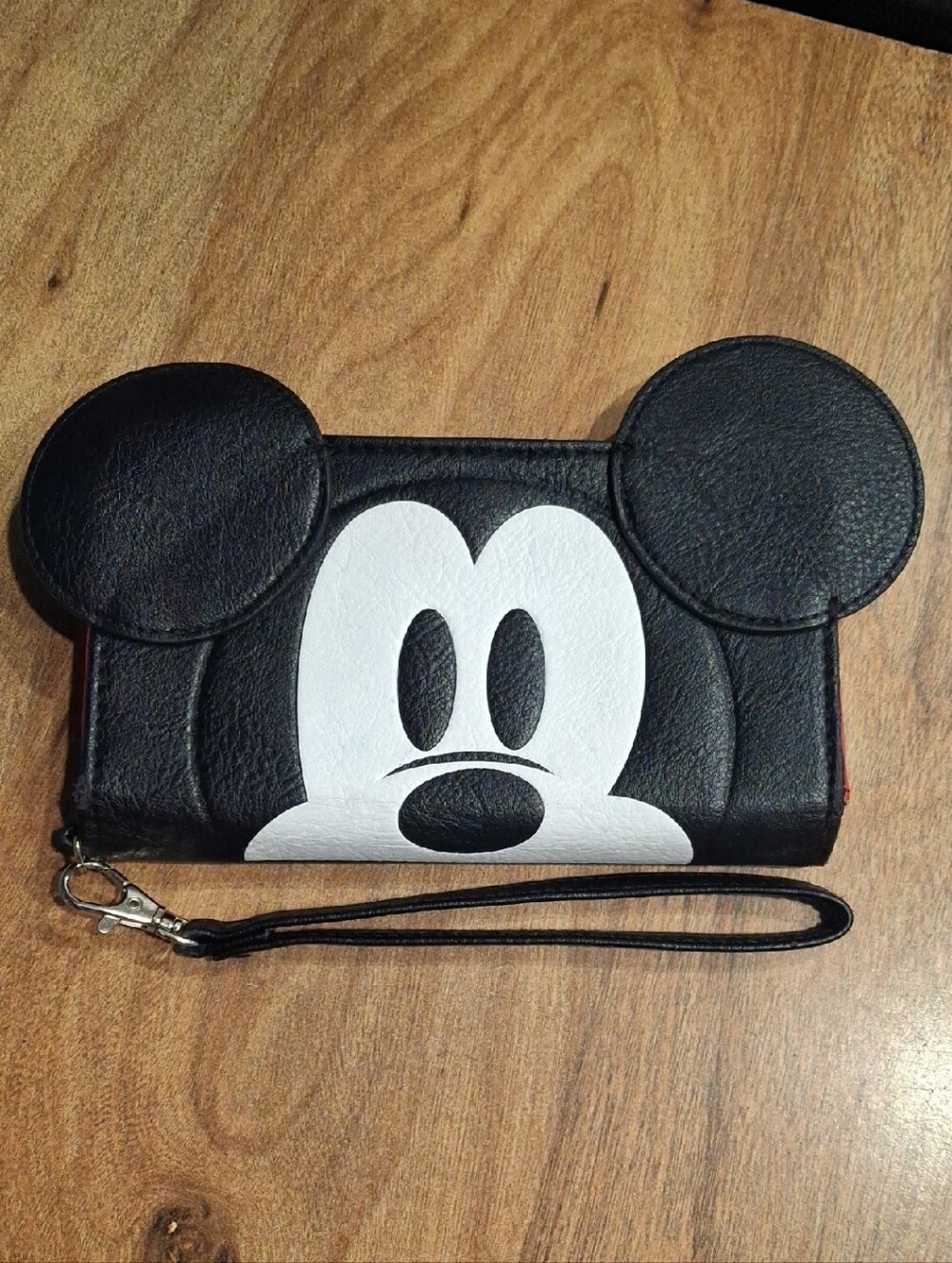 Disney Black and White Mickey Mouse Wristlet Clutch